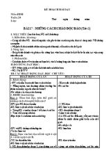 Giáo án môn Tiếng Việt Lớp 2 - Tuần 28 (Bộ sách Kết nối tri thức với cuộc sống)